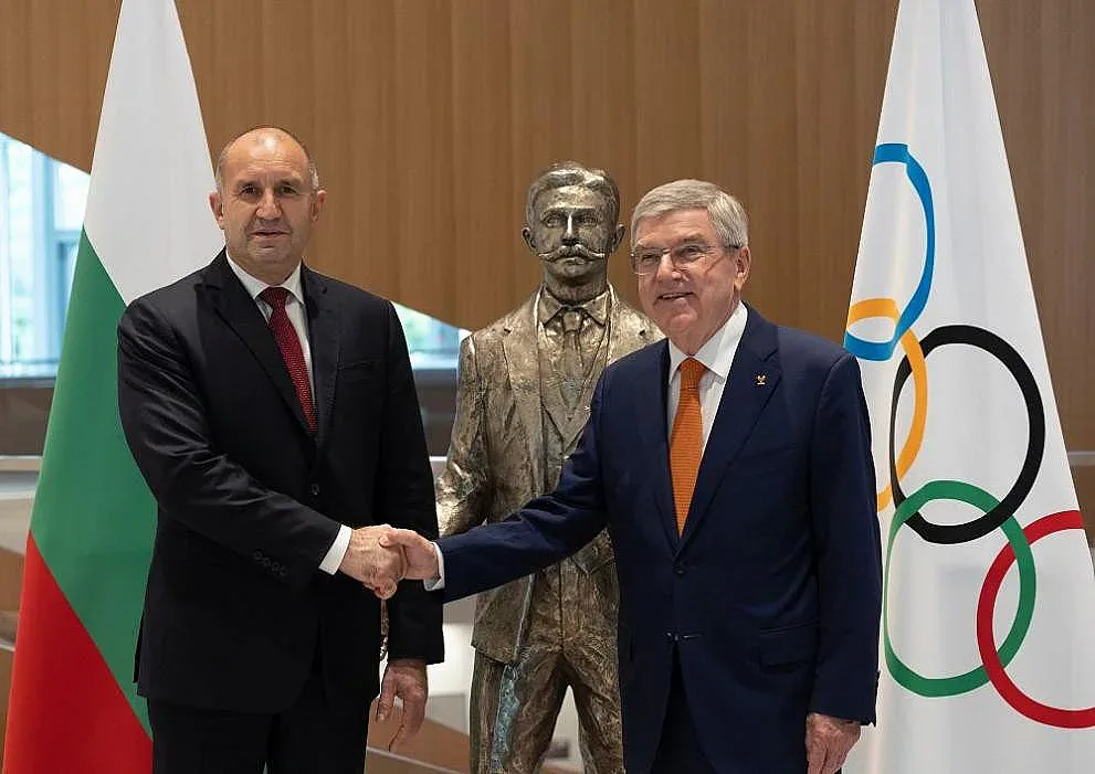 Румен Радев се срещна с президента на МОК