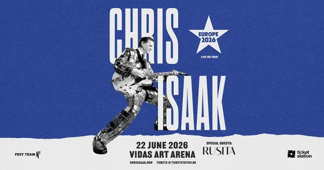 Rusita ще даде началото на вечерта на Chris Isaak в България 