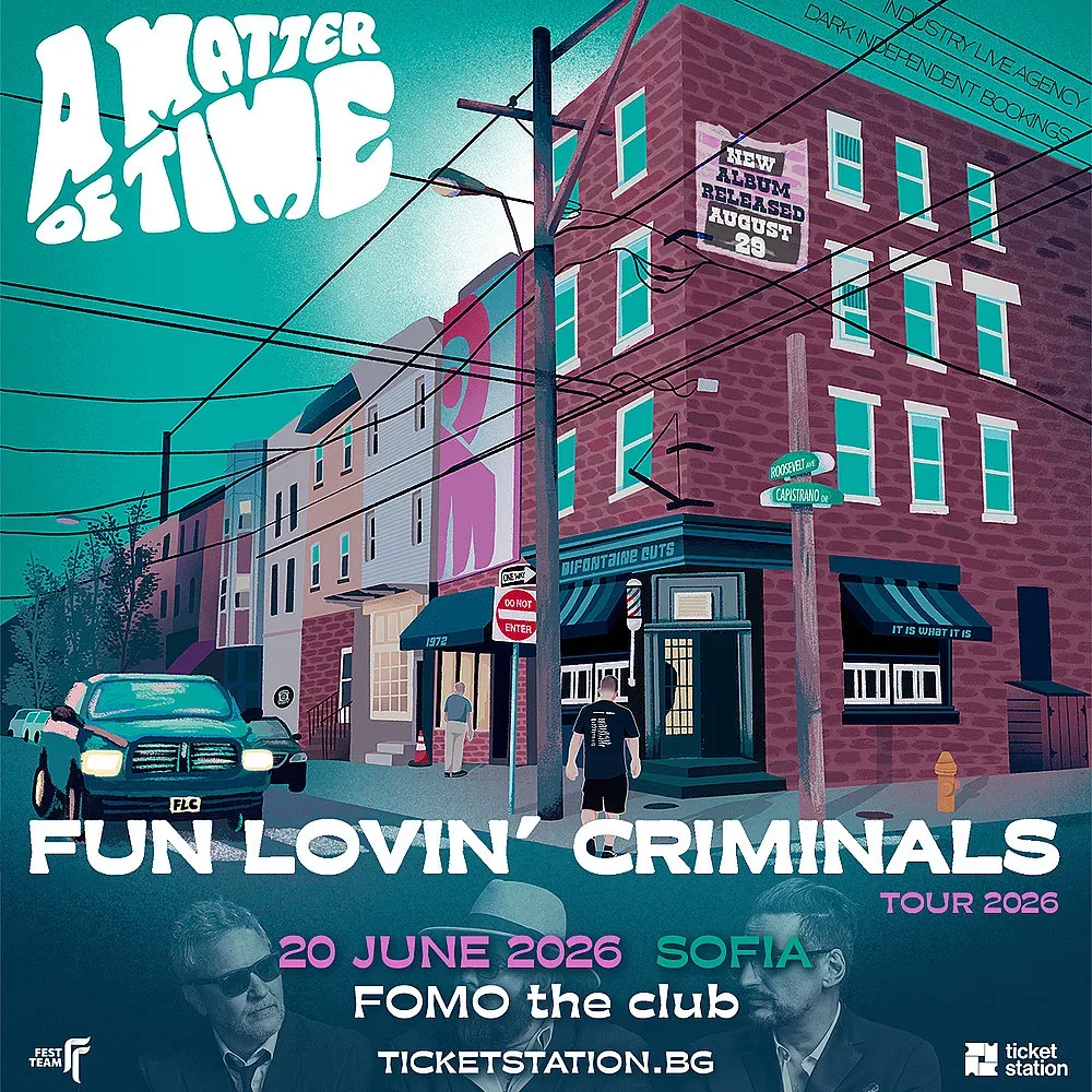 Българска банда подгрява шоуто на Fun Lovin' Criminals в София