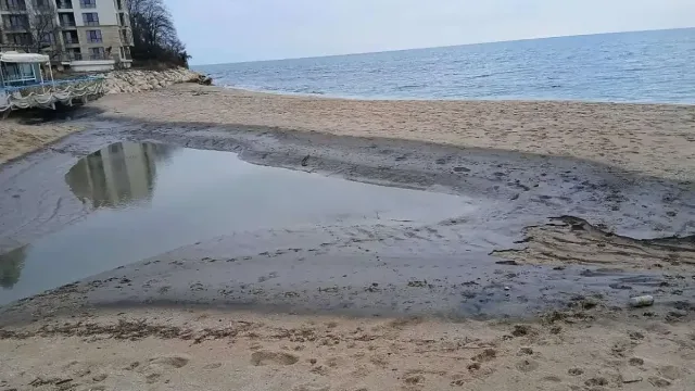 Мазутно чудовище се разля по плажовете на Черноморието ни. Убива туризма ни