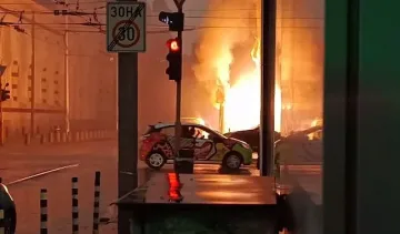 Пламъци в центъра на София, какво става