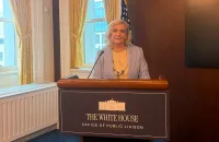 Искра Михайлова се включи с информация за PNR-скандала на конференция в Белия дом