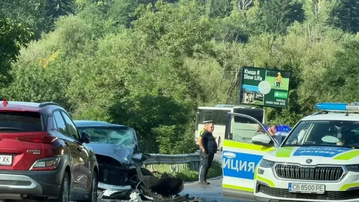 Ад: Челен сблъсък отне живот, две деца са в болница