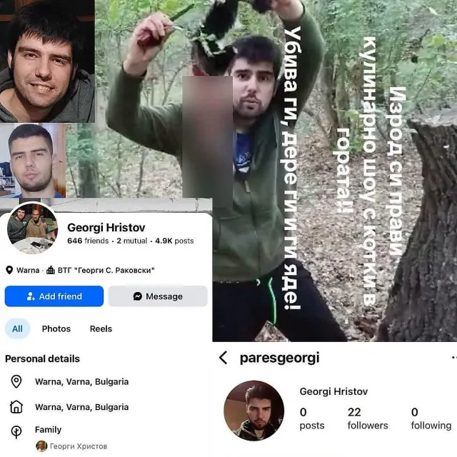 Чудовище в човешка кожа: Изрод дере котки на живо и снима, докато ги готви