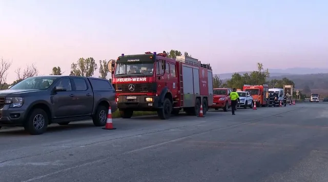 Тревожна утрин настъпи над магистрала Тракия