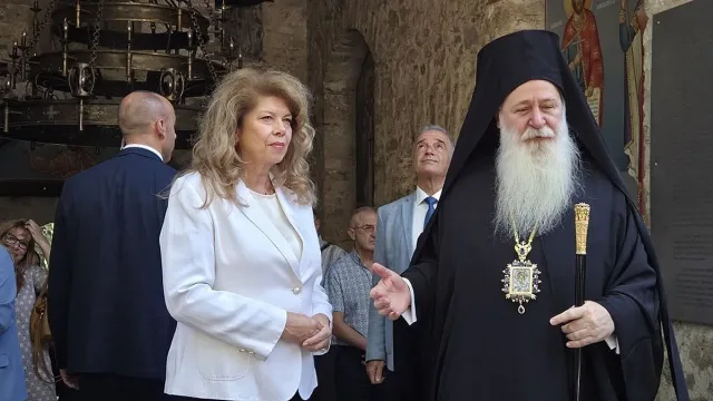 Йотова в Бачковския манастир за събитие с историческа памет