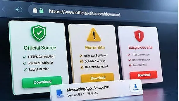 Преди да инсталирате приложение за съобщения на Windows: практичен списък за сигурност