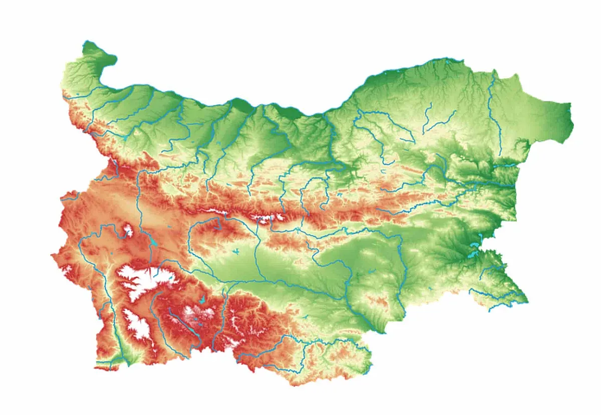 Нова карта на България от 2027 г.