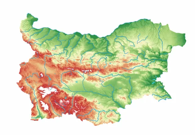 Нова карта на България от 2027 г.