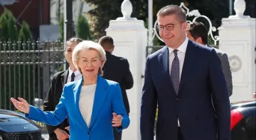 Мицкоски прати нота до София след визитата на Урсула. Какво следва