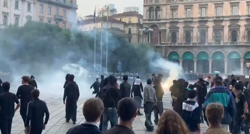 И Милано пламна, затвориха метрото
