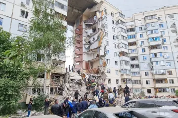 Украински удар срути руски жилищен блок