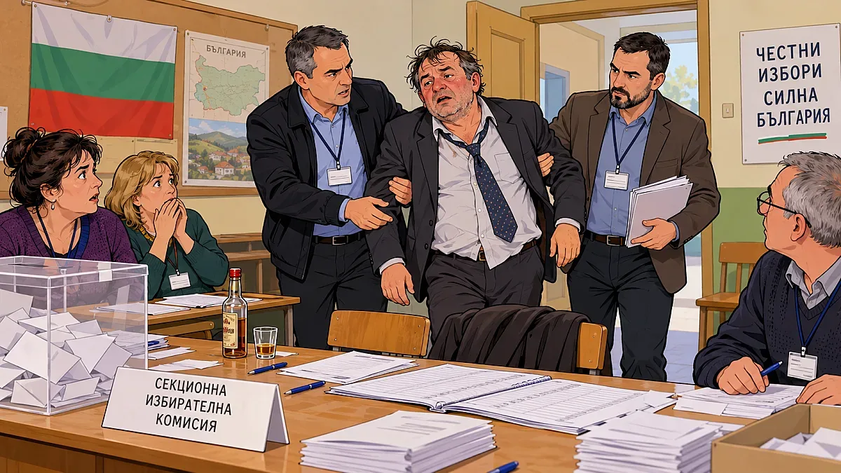 Урни, бюлетини и... алкохол. Голям куриоз на изборите