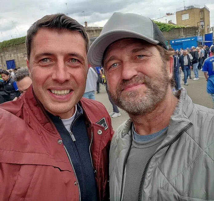 Холивудската звезда Джерард Бътлър направи нещо невероятно за "Левски"