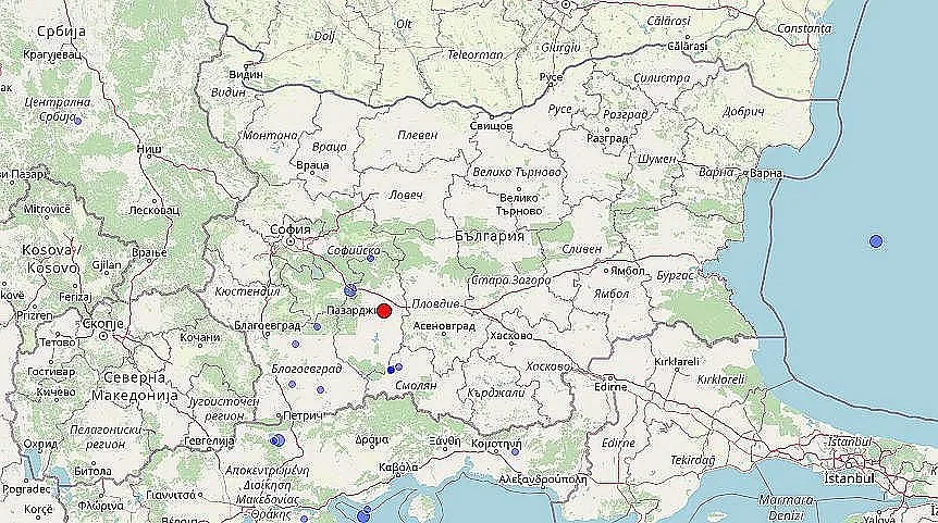 Земен трус тази сутрин изплаши Пловдив и Пазарджик