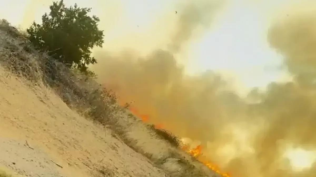 Сериозен пожар пълзи към Перник. Екипте на крак