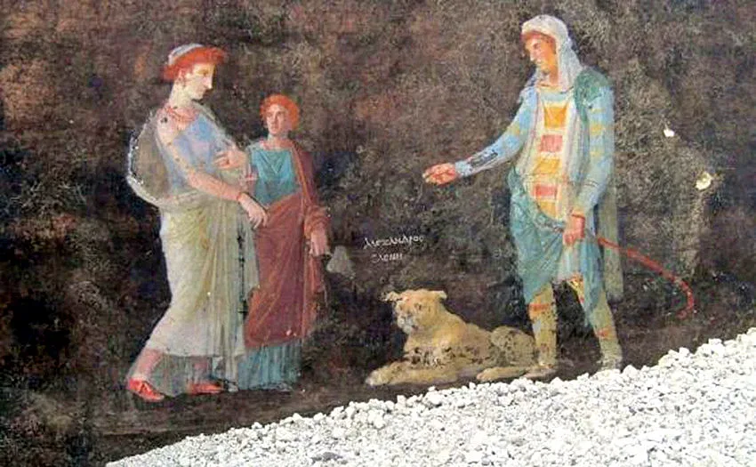 Само във вестник СТАНДАРТ: Откритие в Помпей! Фрески, вдъхновени от Троянската война