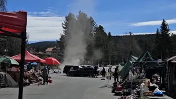 Прашен дявол стресна Юндола