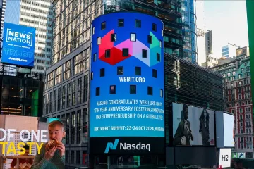 Центърът на Ню Йорк осъмна със специален поздрав за българска марка