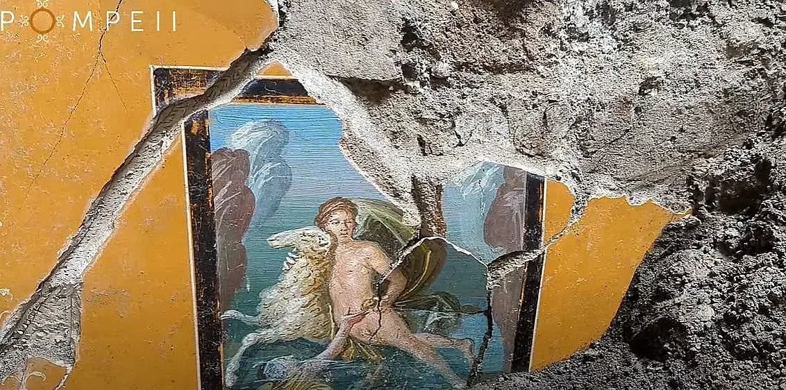 Откриха смайващи стенописи с голяма стойност в Помпей