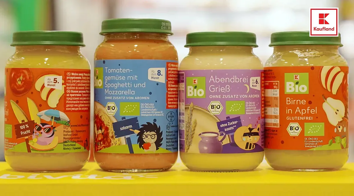 Kaufland увеличи устойчивия си асортимент с 24 био бебешки храни