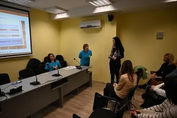 Екипът на ДГ №20 „Мир“ представи международния си проект „Агресия! Не, благодаря!“ по програма Еразъм+