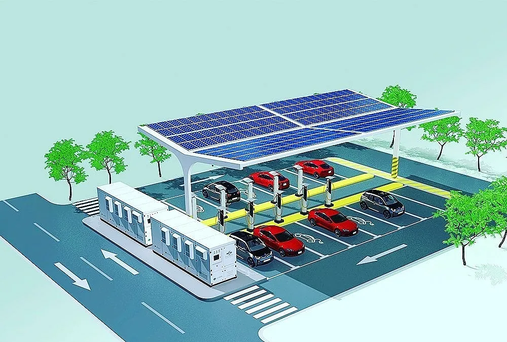 Хибридна станция зарежда 20 коли едновременно за 15 минути