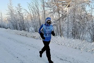 Лудост! Маратон при -52 градуса