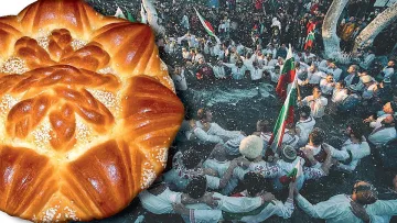 Погачата за Йордановден. С масло и кисело мляко