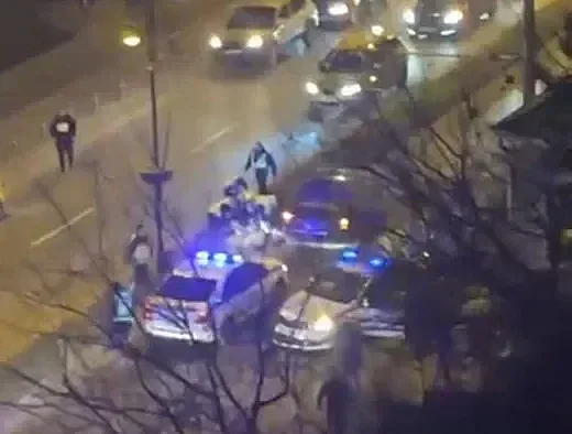 Ранен полицай след гонка