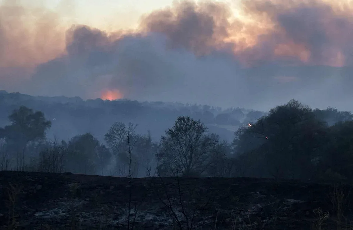Нов огнен ад у нас! Засегната е Сакар планина
