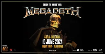 Метъл легендите Megadeth отново у нас! Къде е концертът