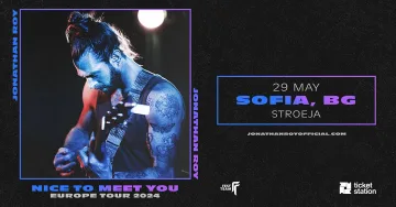 Jonathan Roy за първи път в София през май