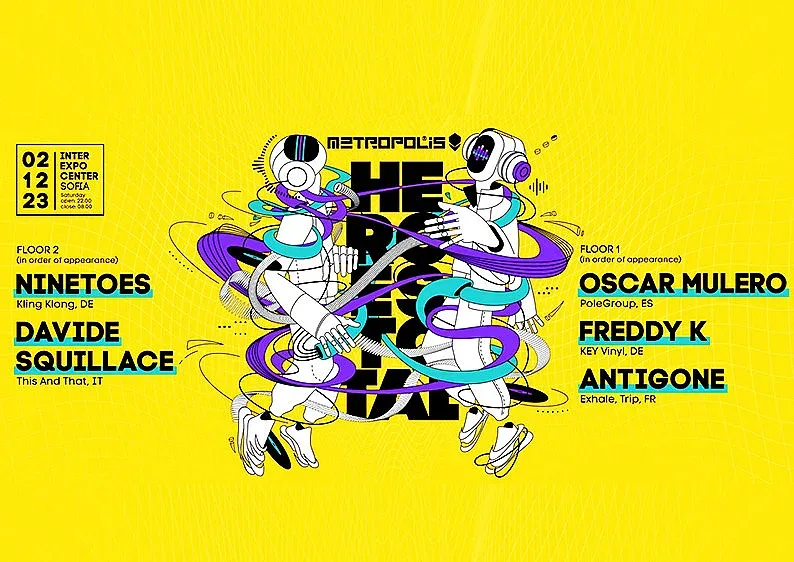 Davide Squillace и Ninetoes на хаус сцената на Metropolis pres. Heroes Total
