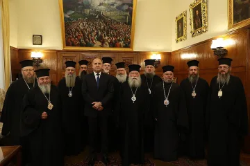 Светият Синод на Българската православна църква се срещна с президента