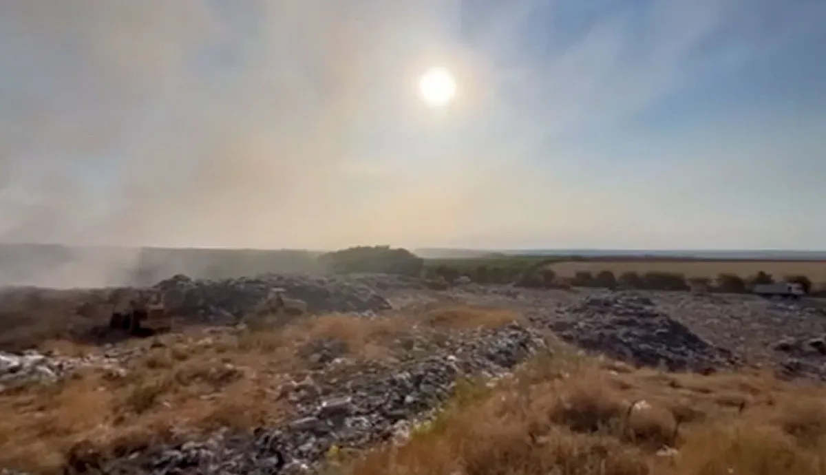 Овладян е пожарът на сметището край Силистра