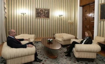 Фандъкова при Румен Радев. Думи на изпроводяк