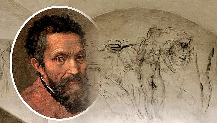 Голямото откритие! Тайна стая с рисунки на Микеланджело