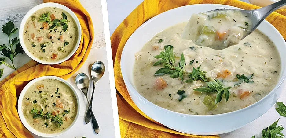Тази крем-супа с пиле ще ви накара да се усмихнете