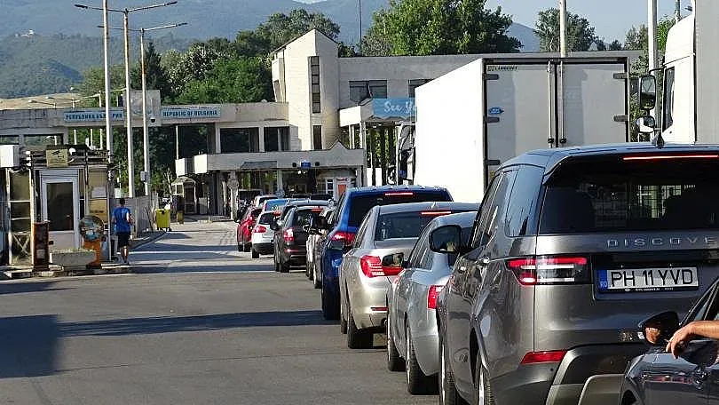 Интензивен трафик по ключов граничен пункт на България