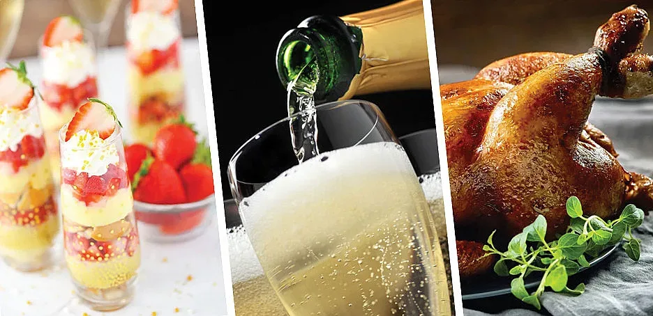 Най-добрите рецепти с шампанско