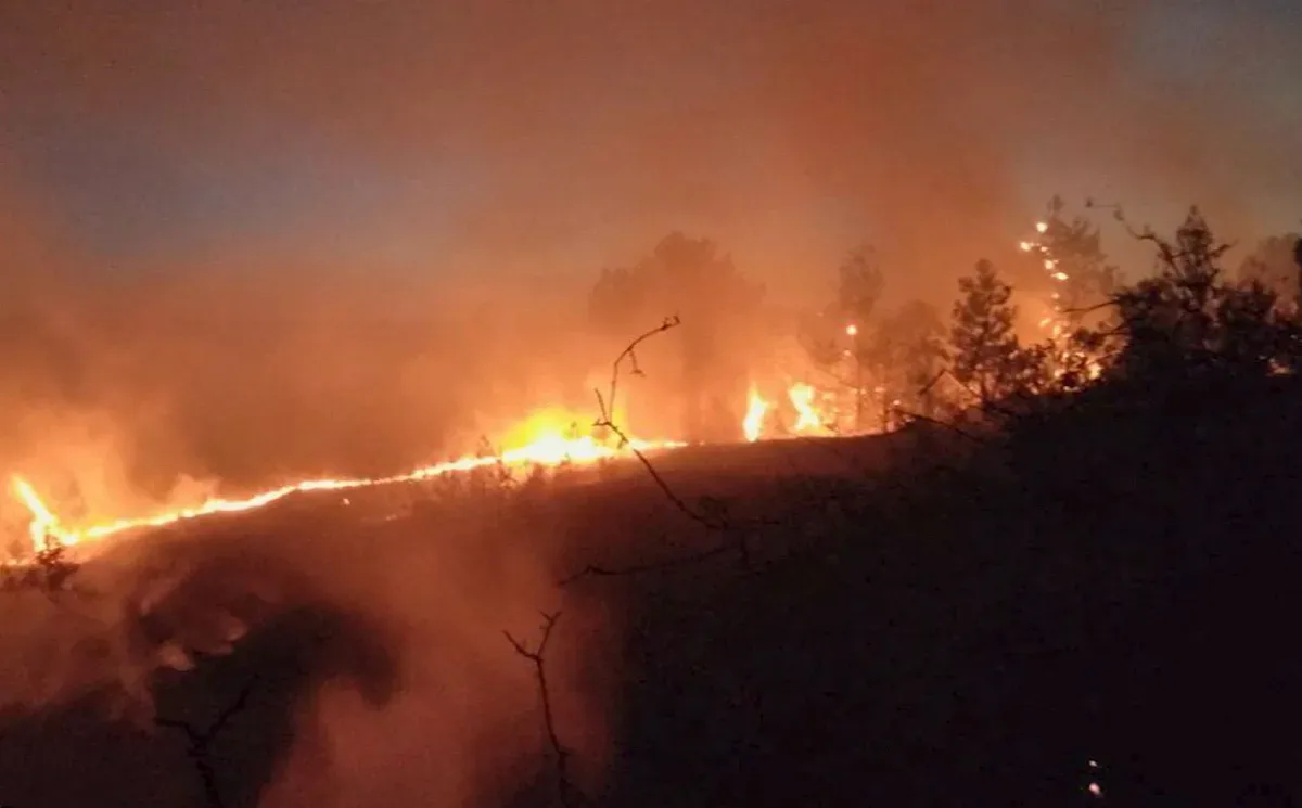 Нов ад в страната! Голям пожар в югозапада
