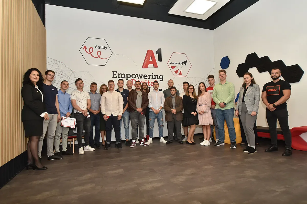 60% от завършилите петото издание на А1 Лятна академия продължават кариерния си път в компанията