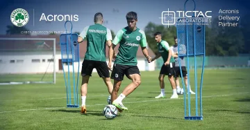 TicTac Data Recovery партнира с Acronis, за да предпазва, оптимизира и защитава футболния клуб Panathinaikos