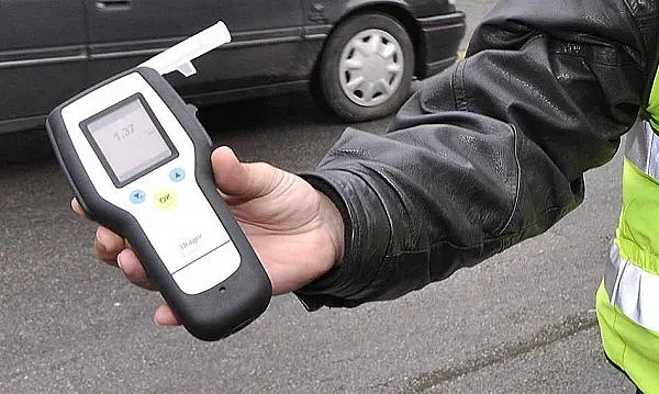 Проба на шофьор отчела солидно количество алкохол