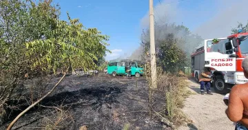 Огнен ад унищожи един куп автомобили в пловдивско