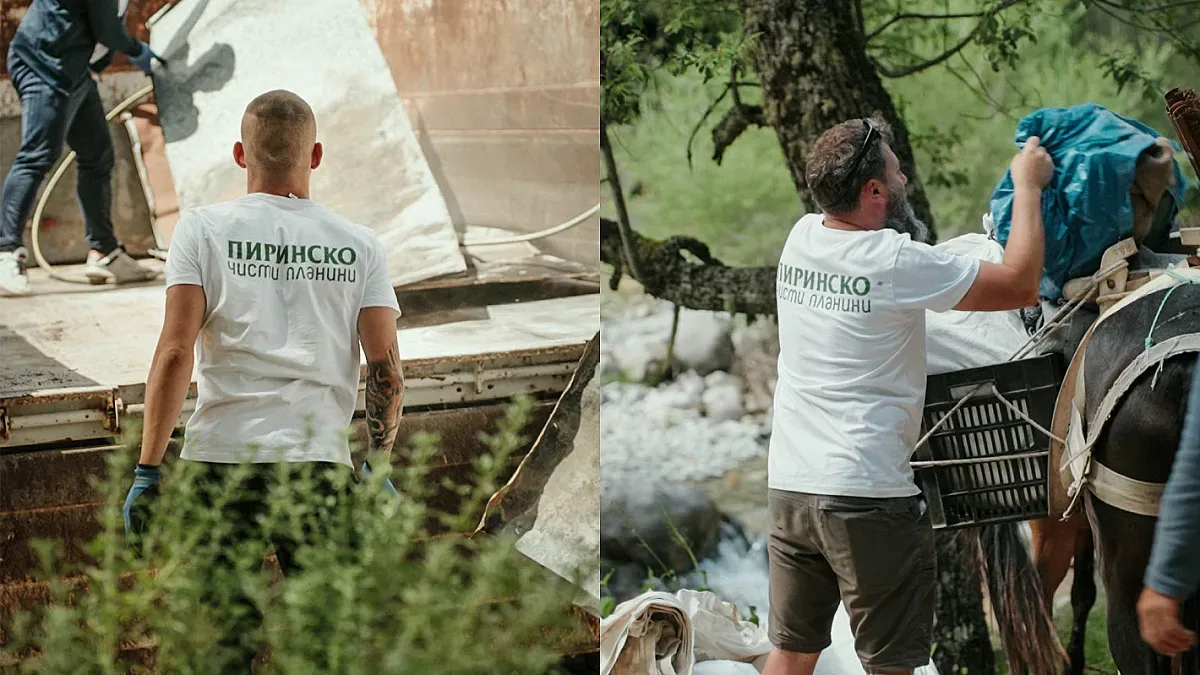 Пиринско и „Хижа на годината“ събраха над 5 тона индустриални отпадъци в планината