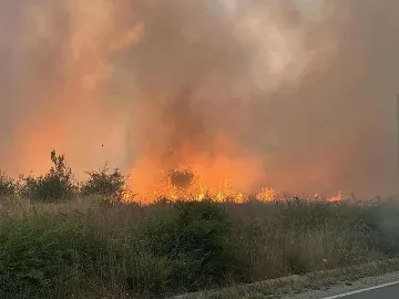 Чудо в наше село. Пожар заобиколи дървен параклис /СНИМКИ/