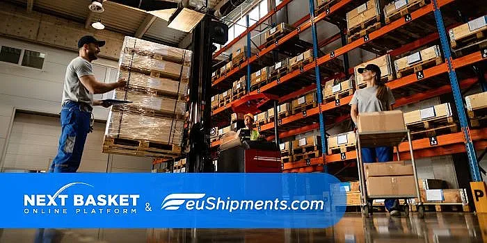 Ключово партньорство между NEXT BASKET и euShipments.com за доставки и фулфилмънт