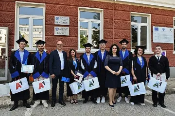 А1 участва в церемонията за дипломиране на факултет „Телекомуникации” в Техническия университет